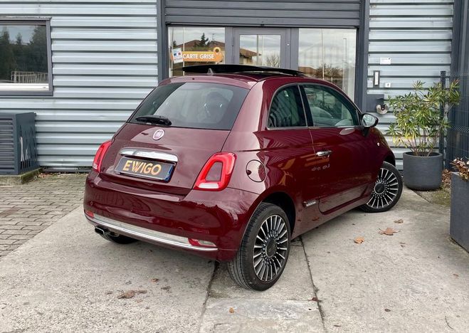 Fiat 500 0.9 twinair 105ch club start-stop bvm6 t Rouge de 2016