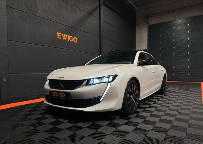 Peugeot 508 ii 1.6 225ch hybrid gt pack e-eat toit o Blanc de 2020