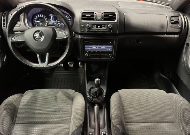 Skoda Fabia 1.6 tdi 75ch active monte carlo entretie Blanc de 2013