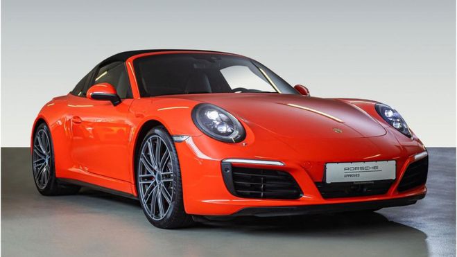 Porsche 911 991.2 targa 4S Orange lave de 2018