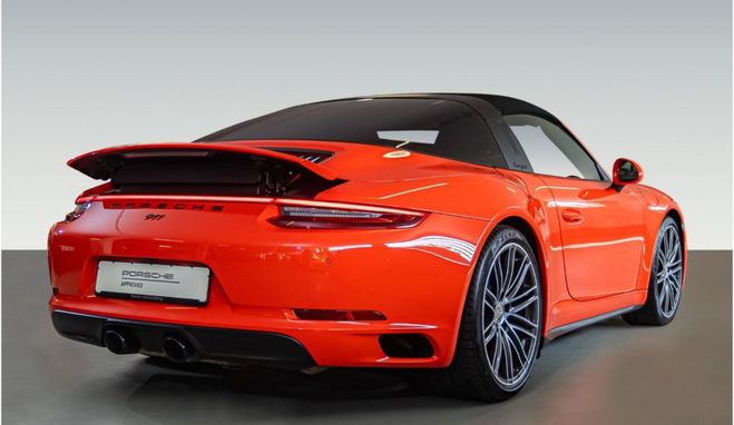 Porsche 911 991.2 targa 4S Orange lave de 2018