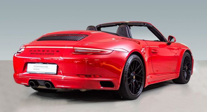 Porsche 911 991.2 4GTS cabriolet carbone Rouge carmin de 2018