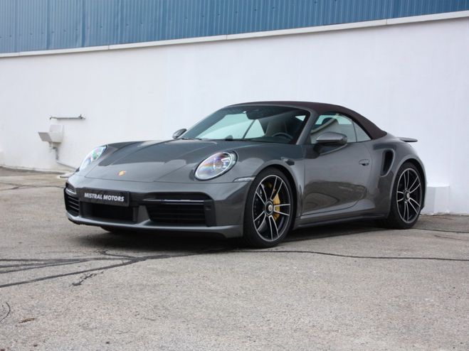 Porsche 911 992.1 Turbo S Cabriolet 650cv PDK8 Gris Qwartz de 2020