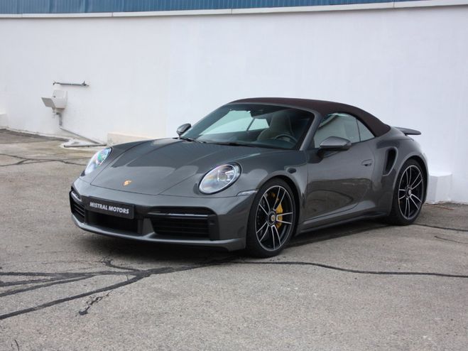 Porsche 911 992.1 Turbo S Cabriolet 650cv PDK8 Gris Qwartz de 2020