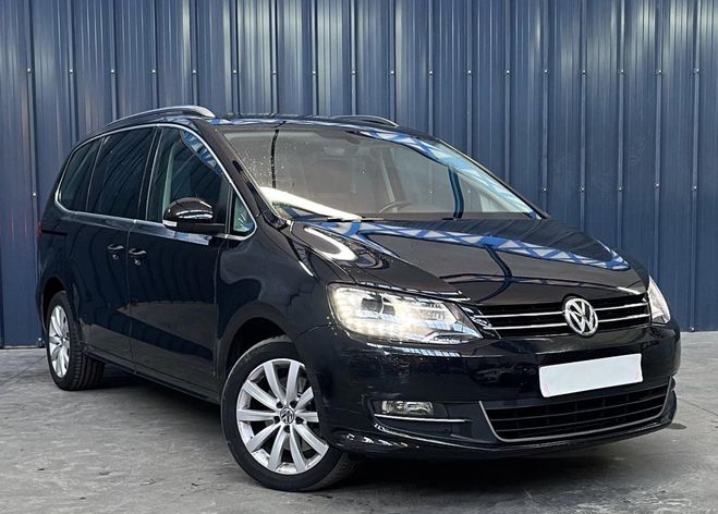 Volkswagen Sharan 2.0 TDI 150 BLUEMOTION CARAT DSG BVA - G Noir de 2017