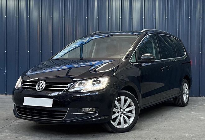 Volkswagen Sharan 2.0 TDI 150 BLUEMOTION CARAT DSG BVA - G Noir de 2017