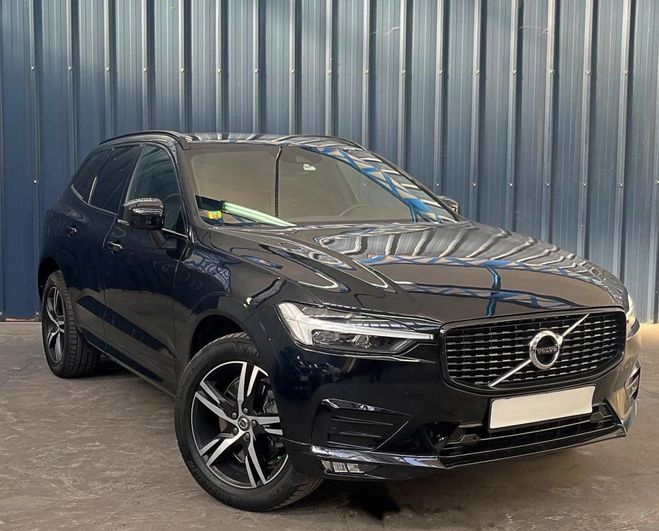 Volvo XC60 2.0 B4 D 211CH HYBRID R-DESIGN GEARTRONI Noir de 2021