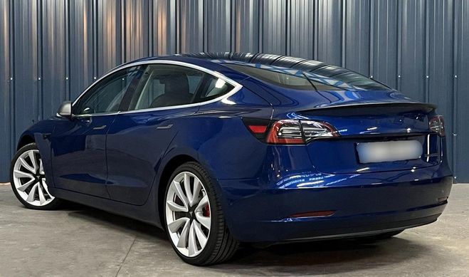 Tesla Model 3 Model-3 PERFORMANCE 490CH AWD WITH UPGRA Bleu de 2019