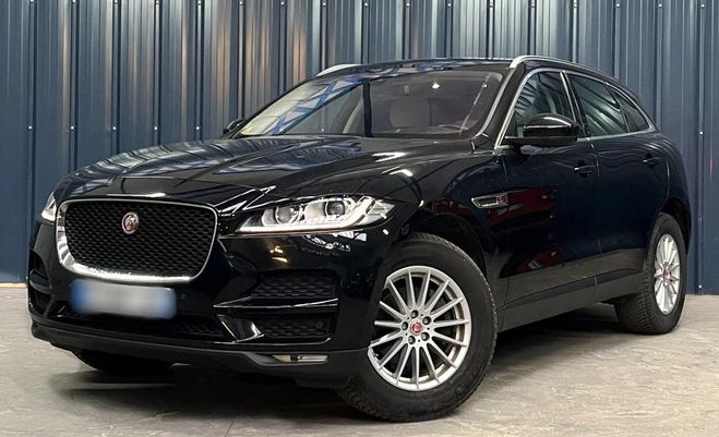 Jaguar F Pace 2.0 D 180 PRESTIGE AWD BVA - Garantie 1  Noir de 2016