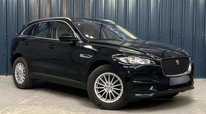 Jaguar F Pace 2.0 D 180 PRESTIGE AWD BVA - Garantie 1  Noir de 2016