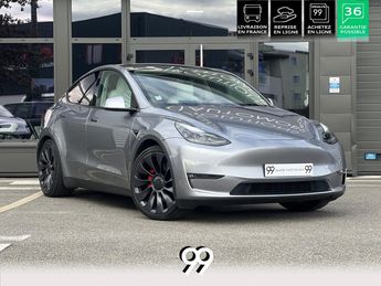  Voir d&eacute;tails -Tesla Model Y AWD Performance Gris Quicksilver Int�rie &agrave; Andr�zieux-Bouth�on (42)