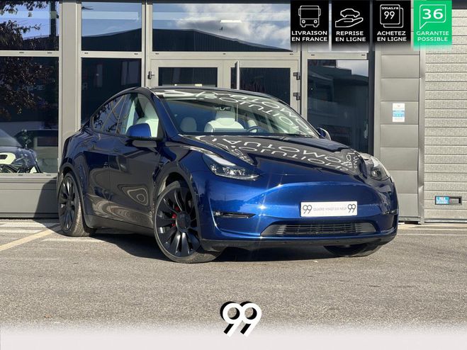 Tesla Model Y AWD Performance PHASE 1 Bleu Outremer M�tallis� de 2023