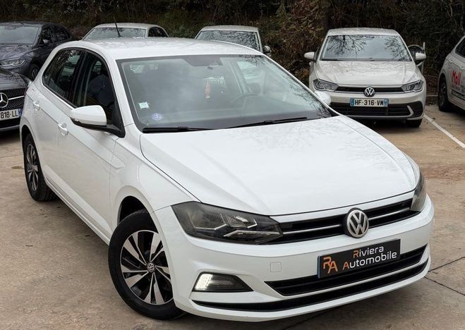 Volkswagen Polo VI 1.6 TDI 95Cv Confortline Led-GPS-Apps Blanc de 2019