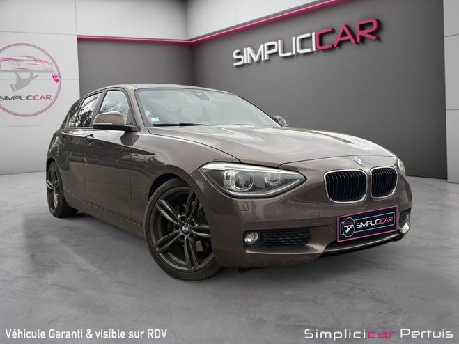 BMW Serie 1 F20 125i 218 ch Lounge Plus A - Equip� P Marron de 2013