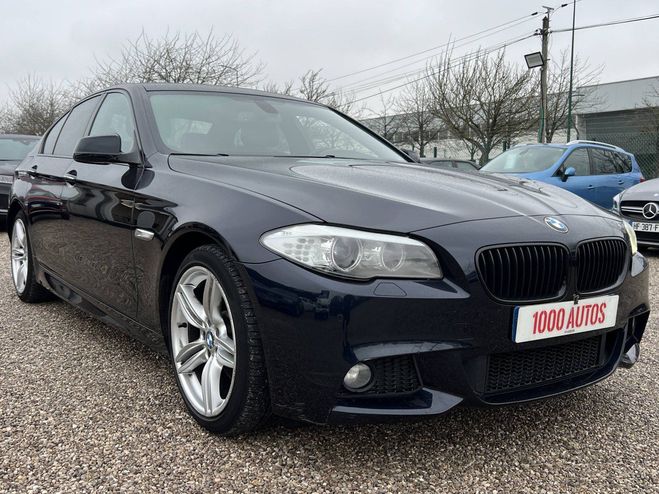 BMW Serie 5 V (F10) 520dA 184ch Sport Design BLEU FONCE de 2012
