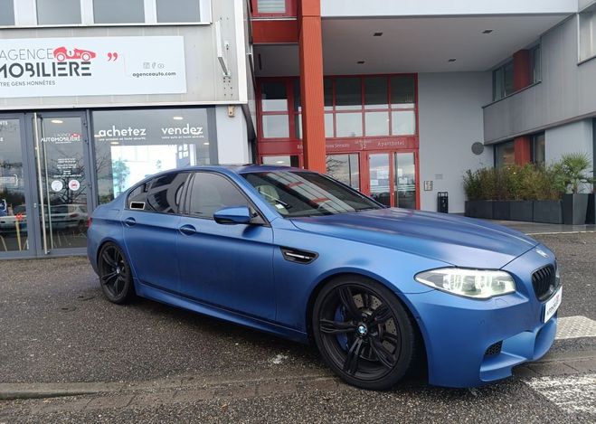 Cliquer pour voir la photo suivante BMW M5 (F10) 4.4 Turbo V8 DKG7 560 cv Boîte aut Bleu de 2012