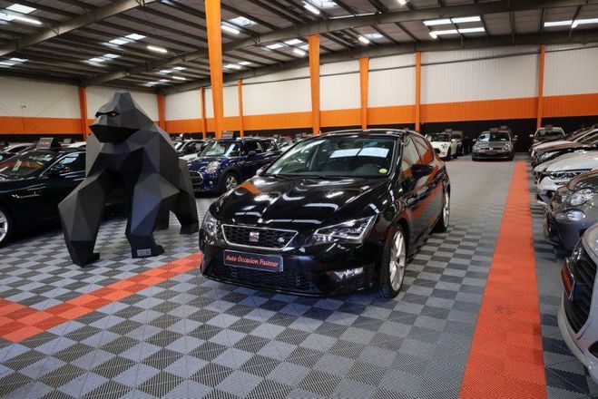 Cliquer pour voir la photo suivante Seat Leon 2.0 TDI 184CH FAP FR START&STOP DSG Noir de 2015
