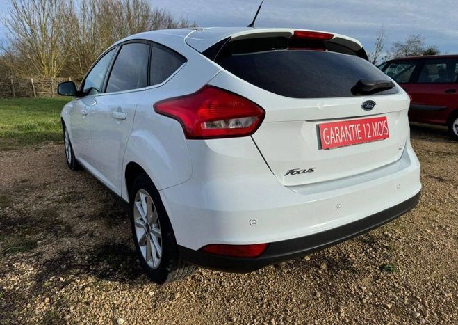 Ford Focus TDCI 120 cv Titanium & GPS Bluetooth r�g Blanc de 2017