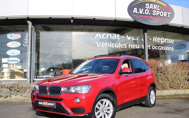 BMW X3 (f25) (2) sdrive18da 150 lounge plus gar Rouge de 2016