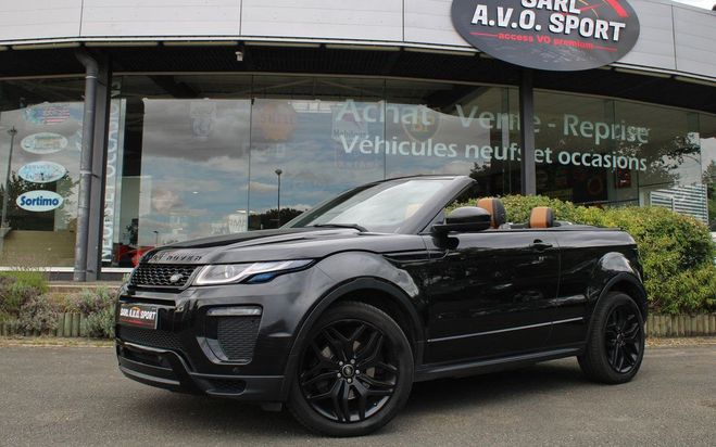 Land rover Range Rover Evoque CABRIOLET 180CV HSE DYNAMIC Garantie 12M Noir de 2016