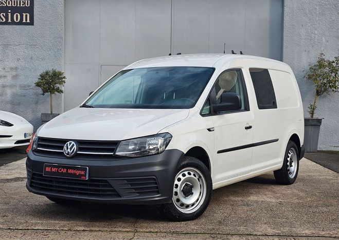 Cliquer pour voir la photo suivante Volkswagen Caddy vw maxi 2.0l tdi 150cv equipé cinophyle Blanc de 2019
