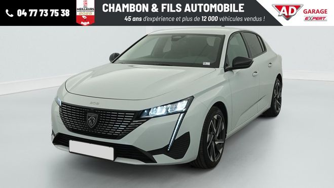 Peugeot 308 Hybrid 145 e-DCS6 Allure Blanc de 2025
