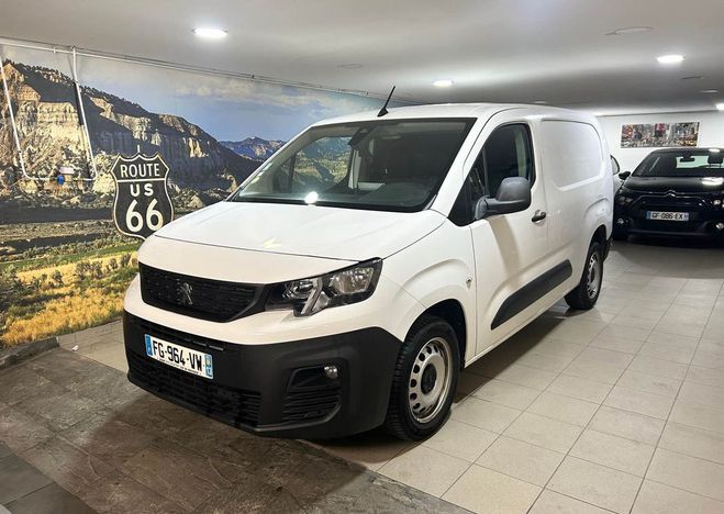 Peugeot Partner LONG 950KG BLUEHDI 100CH S&S BVM5 ASPHAL Blanc de 2019