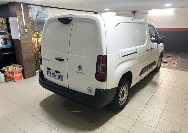 Peugeot Partner LONG 950KG BLUEHDI 100CH S&S BVM5 ASPHAL Blanc de 2019