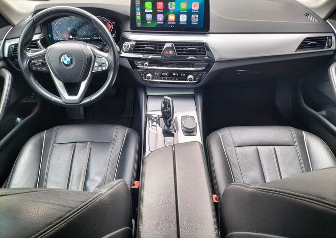 BMW Serie 5 touring 530d 3.0 285 cv 48volt mhev hybr Blanc de 2021