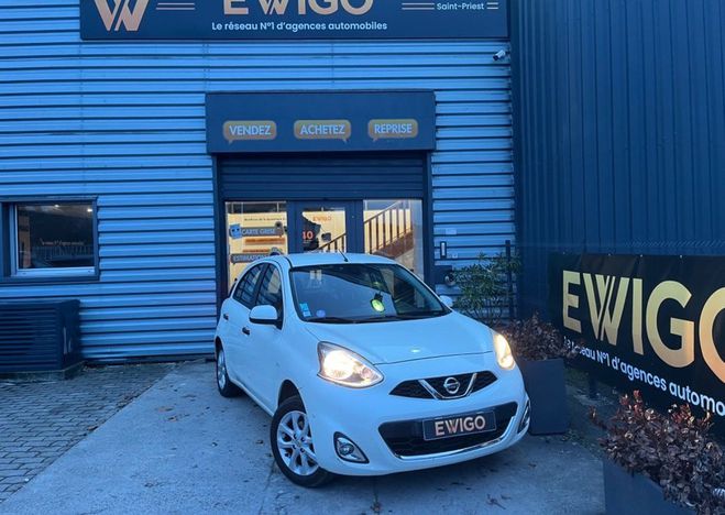 Nissan Micra 1.2 80ch radar de recul, embrayage neuf Blanc de 2013