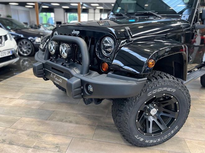Jeep Wrangler JK 2.8 CRD 200 4WD S&S SAHARA /Rugged Ri Noir de 2013