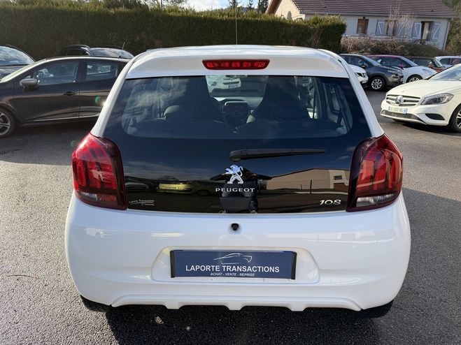 Peugeot 108 1.0 VTI STYLE ETG5 5P BLANC de 2017