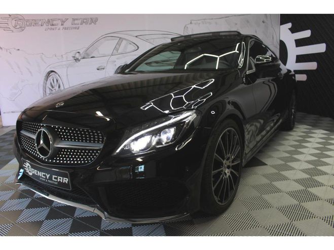 Mercedes Classe C 220D AMG LINE - Toit ouvrant - Etat irre NOIR de 2017