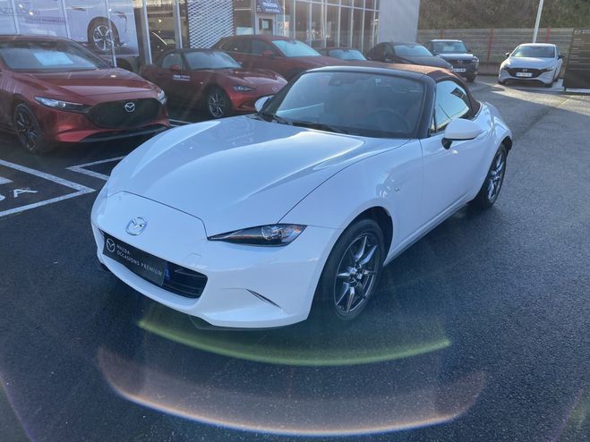 Mazda MX5 5 (4) 1.5 SKYACTIV-G 132 S�lec cuir Tera Blanc de 2022