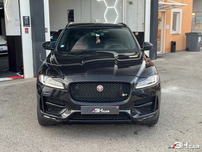 Jaguar F Pace 3.0 D 300cv R-SPORT AWD BVA / TOIT PANO  Noir de 2017