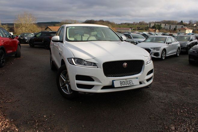 Jaguar F Pace 2LD 180 CV PRESTIGE 4X4 BOITE AUTO CUIR  Blanc Alpin de 2017