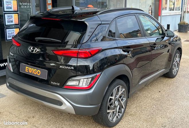 Hyundai Kona 1.6 gdi 141ch hybrid hev intuitive dct e Noir de 2022