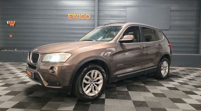 BMW X3 2.0 d 185 luxe xdrive bva Marron de 2011