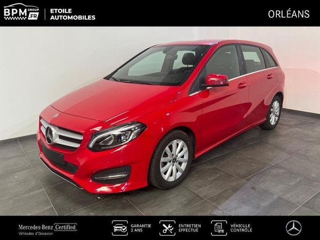 Mercedes Classe B 180 d 109ch Inspiration Rouge Jupiter de 2017