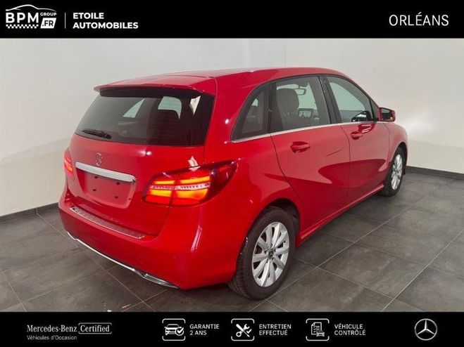Mercedes Classe B 180 d 109ch Inspiration Rouge Jupiter de 2017