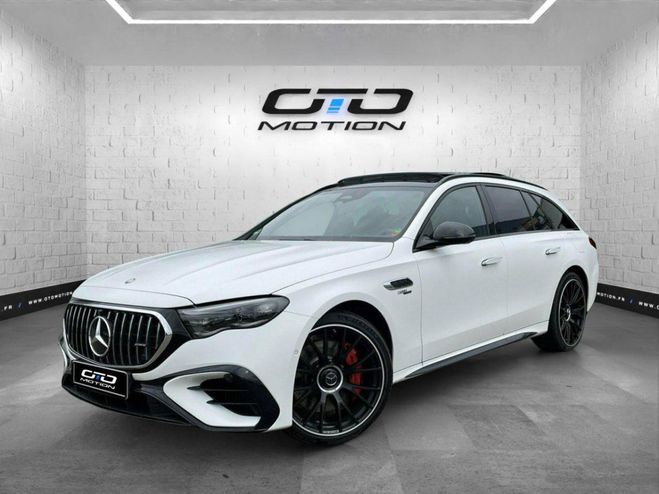Mercedes Classe E BREAK 53 Hybrid AMG Speedshift TCT 9G 4M Blanc Opalite de 2024