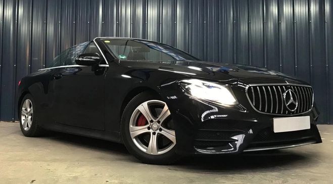 Mercedes Classe E CABRIOLET 220 D - Garantie 1 an - Boite  Noir de 2018