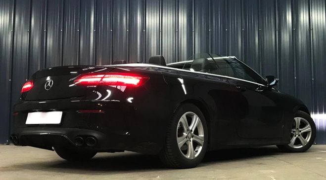 Mercedes Classe E CABRIOLET 220 D - Garantie 1 an - Boite  Noir de 2018