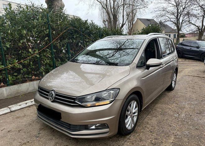 Volkswagen Touran 1,6tdi 7 PLACE bo�te auto Beige de 2016