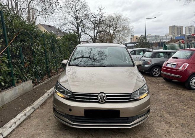 Volkswagen Touran 1,6tdi 7 PLACE bo�te auto Beige de 2016