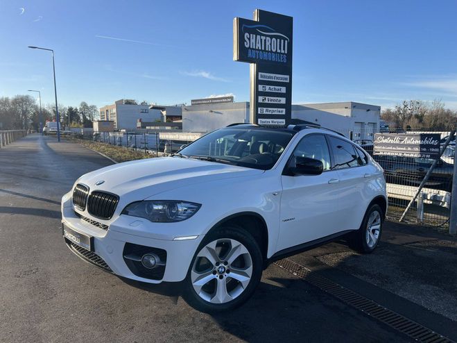 BMW X6 (E71) xDrive30dA 245ch Luxe Bo�teAuto 1e BLANC de 2012