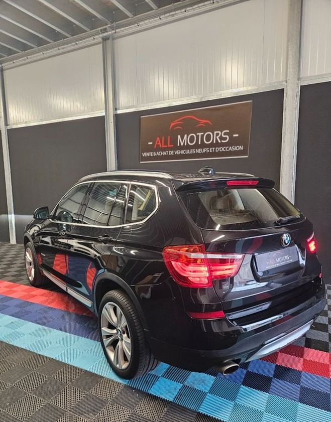 BMW X3 20d Xdrive 190ch Xline suivi BVA Noir de 2014
