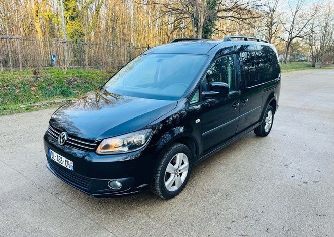 Volkswagen Caddy maxi 2.0 tdi 140 dsg6 7 places Noir de 2014