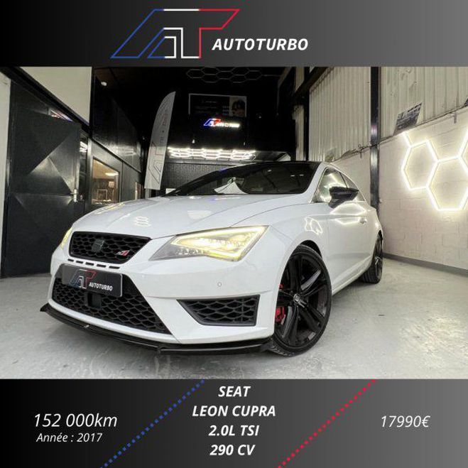 Seat Leon SC 2.0 TSI 290CH CUPRA 290 START&STOP DS Blanc de 2017