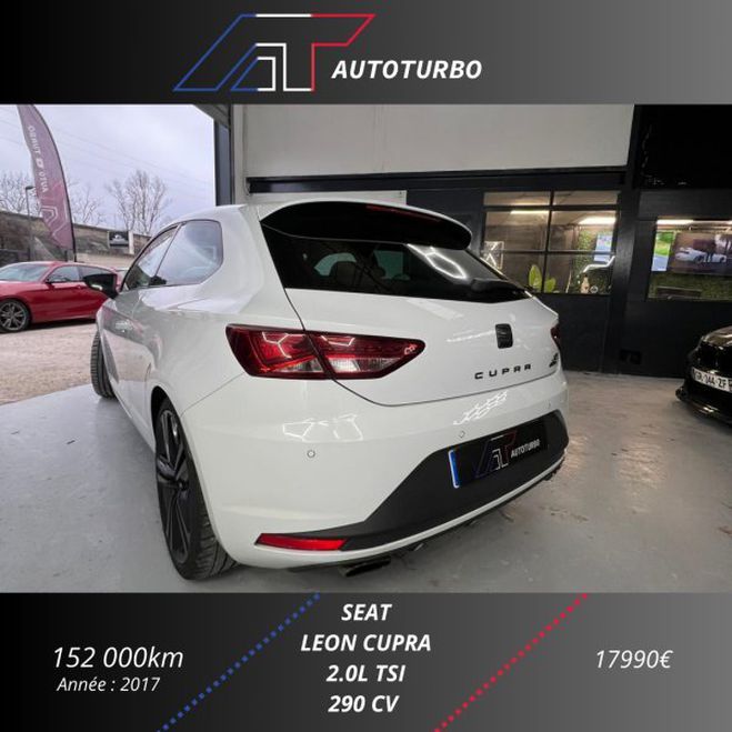 Seat Leon SC 2.0 TSI 290CH CUPRA 290 START&STOP DS Blanc de 2017